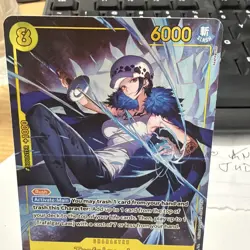 One Piece CCG English Trafalgar Law SEC Alt Art EB03-062 Heroine Edition - Image 2