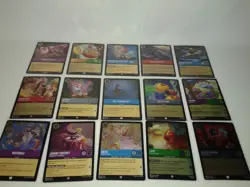 lot of 15 Disney Lorcana foil cards NM - Image 1