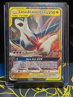 Latias & Latios GX 113/181 Sm-Team Up Tag Team Card. NM FAST SHIPPING - Image 1