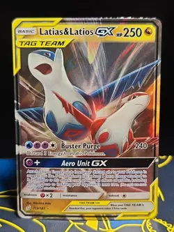 Latias & Latios GX 113/181 Sm-Team Up Tag Team Card. NM FAST SHIPPING - Image 2