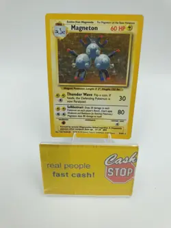 MAGNETON 9/102 HOLO RARE POKEMON TRADING CARD GAME - Image 1