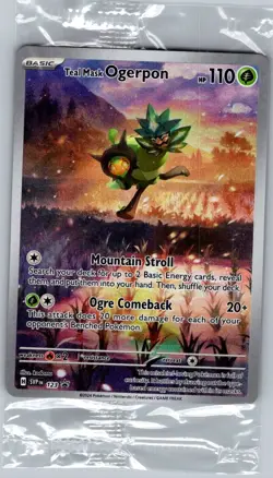 Sealed - Teal Mask Ogerpon - 123 SV: Scarlet & Violet Promo Cards - Pokemon Card - Image 1
