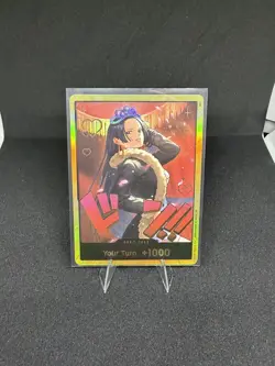 Boa Hancock Gold Don. Bandai O.P. Your Turn +1000 Full Art Foil Card English - Image 1