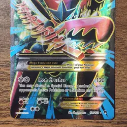 M Scizor EX 120/122 Full Art Ultra Rare Card MP 2016 Pokemon XY Breakpoint 5ban - Image 3