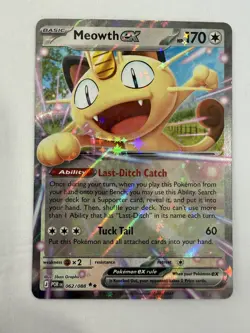 Meowth GX EX Basic Holo 062/088 Pokemon TCG Card HP 170 - Image 1