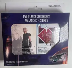 Final Fantasy Trading Card Game Two Player Starter Set Avalanche Vs Shinra New - Image 1