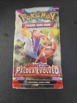 Pokemon Scarlet & Violet Paldea Evolved Sealed Booster Pack 10 Cards English TCG - Image 1