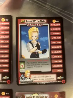Android 18 1-3 + HT Cell Saga Dragon Ball Z Dbz Tcg Ccg Limited Card Set - Image 3