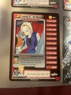 Android 18 1-3 + HT Cell Saga Dragon Ball Z Dbz Tcg Ccg Limited Card Set - Image 4