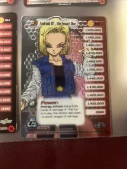 Android 18 1-3 + HT Cell Saga Dragon Ball Z Dbz Tcg Ccg Limited Card Set - Image 5