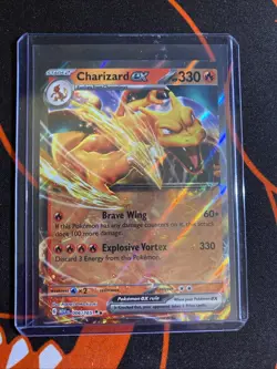 Pokemon TCG Pokemon Charizard ex Double Rare Holo Card 006/165 - Image 3