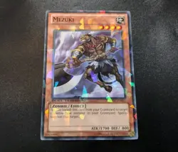 Mezuki DT07-EN011 Duel Terminal Cracked Ice Holo Yugioh Card LP - Image 1