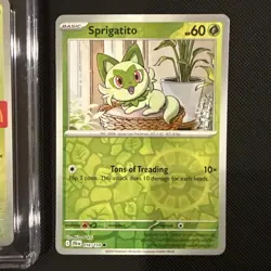 Sprigatito Mega Evolution McDonald's Promo #17 CGC Gem Mint 10 + 2 Bonus Cards - Image 3