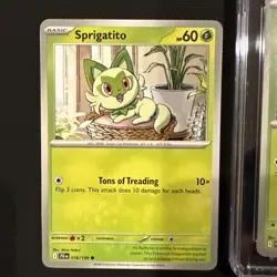 Sprigatito Mega Evolution McDonald's Promo #17 CGC Gem Mint 10 + 2 Bonus Cards - Image 4
