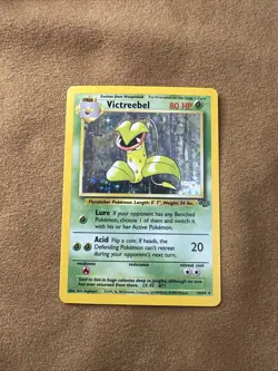 Victreebel Holo Rare Pokemon Card 14/64 Jungle Set Vintage 1999 - Image 1