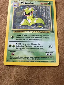 Victreebel Holo Rare Pokemon Card 14/64 Jungle Set Vintage 1999 - Image 3