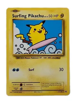 Pokemon TCG Surfing Pikachu Card 111/108 Evolutions Regular - Image 1