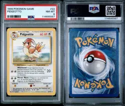 Pokemon Pidgeotto 22/102 Base Set Regular Uncommon PSA 7 English 1999 Card - Image 3