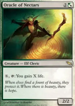 4x MTG Oracle of Nectars, Moderate Play, English Shadowmoor - Image 1