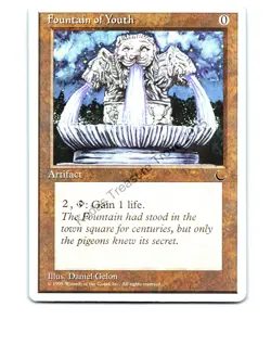 Fountain of Youth # Common Chronicles MTG NP Near Mint or Better - Image 1