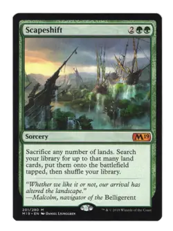 Scapeshift NM Core Set 2019 M19 MTG - Magic The Gathering - Image 1