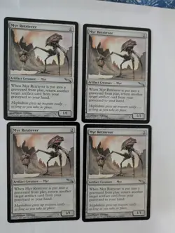 4 Myr Retriever Mirrodin MTG NM Free Shipping with tracking - Image 1