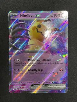 Pokemon Mimikyu ex 069/159 SV09 Journey Together Double Rare Holo 2023 NM - Image 2