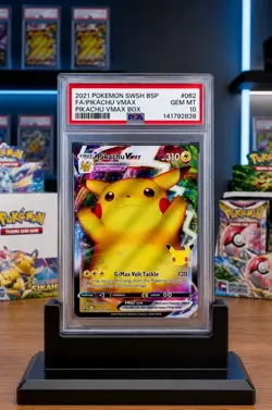 Pokemon Pikachu VMAX SWSH Promo Full Art Holo 062/025 - Image 1
