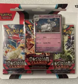 Pokemon TCG Scarlet & Violet - Obsidian Flames Booster Blister - 3 Packs - Image 2