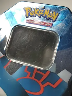 2006 Pokemon TCG Kyogre EMPTY EX Holiday Tin Groudon Rayquaza CCG Rare Tin Only - Image 2