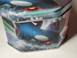 2006 Pokemon TCG Kyogre EMPTY EX Holiday Tin Groudon Rayquaza CCG Rare Tin Only - Image 5
