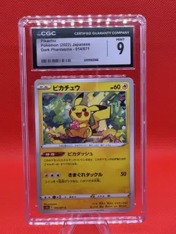 Pokemon TCG Pikachu Dark Phantasma 014/071 Japanese CGC 9 Graded Card - Image 2