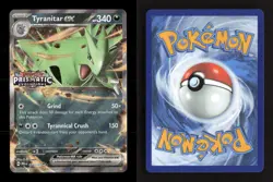 Tyranitar ex 064/131 Holo Prismatic Evolutions NM/M Pokemon - Image 3