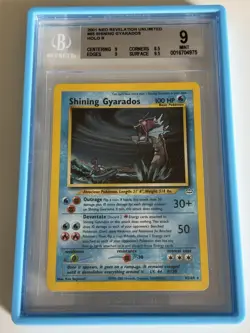 Pokemon Shining Gyarados 65/64 Neo Revelation Holo Mint Bgs 9 - Image 1