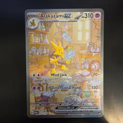 Pokemon TCG Alakazam ex Special Illustration Rare 201/165 SV 151 - Image 1