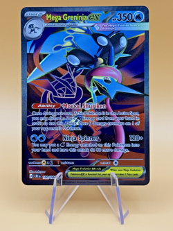 2026 Pokemon TCG Mega Greninja Ex 100/86 Full Art Chaos Rising English - Image 1