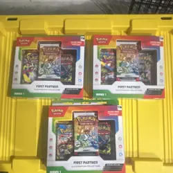 Pokemon First Partner Illustration Collection Series 1 Box Lot 3 EN 2021 - Image 1