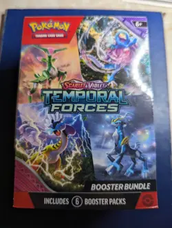 Pokemon: Scarlet & Violet Temporal Forces Booster Bundle (6 Packs) Sealed - Image 1