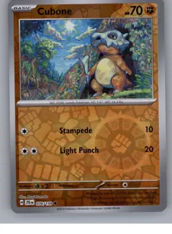 Cubone 076/159 Common Journey Together Pokemon Reverse Holo Near Mint - Image 1