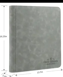 Pokemon Laser Engraved 9 Pocket ZEKROM/RESHIRAM TOP LOADER Binder Made To Order - Image 2