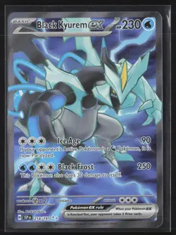 Black Kyurem ex 218/191 Ultra Rare Surging Sparks Pokemon Near Mint - Image 1