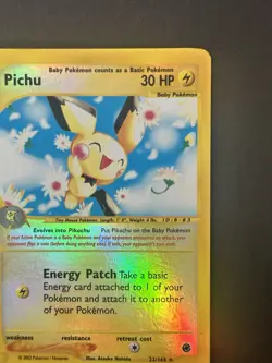 Pichu 22/165 Reverse Holo Expedition Pokemon - Image 3