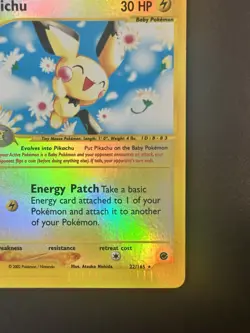 Pichu 22/165 Reverse Holo Expedition Pokemon - Image 4