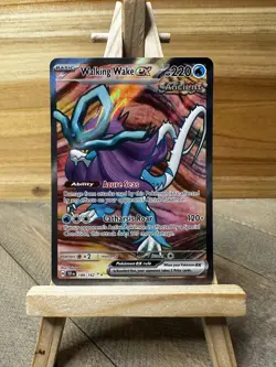 Pokemon SV05: Temporal Forces Ultra Rare,Holo Walking Wake ex #189/162 NM - Image 1
