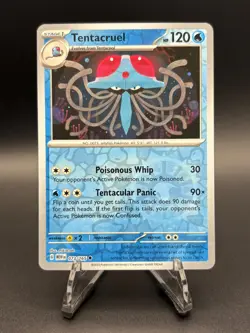 Tentacruel 073/165 - Reverse Holo Scarlet & Violet 151 Pokemon TCG NM - Image 1