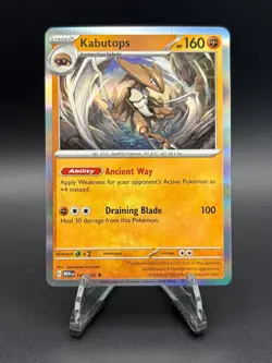 Kabutops 141/165 - Scarlet & Violet 151 Holo Rare Pokemon TCG NM - Image 1