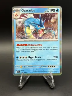 Gyarados 130/165 - Scarlet & Violet 151 Holo Rare Pokemon TCG NM - Image 1
