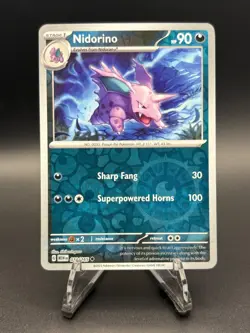 Nidorino 033/165 - Reverse Holo Scarlet & Violet 151 Pokemon TCG NM - Image 1