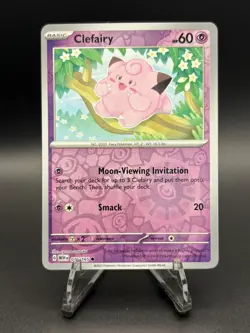 Clefairy 035/165 - Reverse Holo Scarlet & Violet 151 Pokemon TCG NM - Image 1