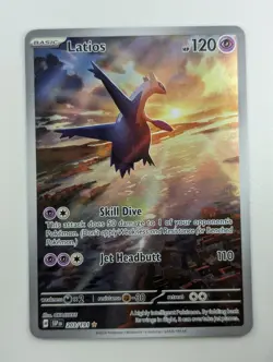 Near Mint 2024 Pokemon Scarlet & Violet Surging Sparks Latios 203/191 - Image 1